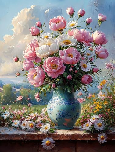 Diamond Painting Blume, DIY Anlage Diamond Painting Eckige Steine Set Erwachsene, 5D Kreuzstich Stickerei Diamant Malerei, Mosaikherstellung Basteln Erwachsene Bilder, Zur Haus Wanddeko 40x50cm J-94 Diamond Painting Blume, DIY Anlage Diamond Painting Eckige Steine Set Erwachsene, 5D Kreuzstich Stickerei Diamant Malerei, Mosaikherstellung Basteln Erwachsene Bilder, Zur Haus Wanddeko 40x50cm J-94 von Zahnngxp