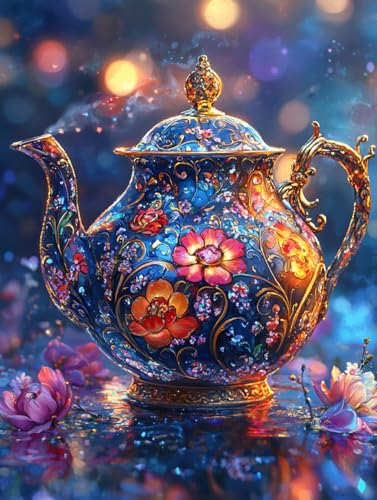 Diamond Painting Blume, DIY Teeservice Diamond Painting Eckige Steine Set Erwachsene, 5D Kreuzstich Stickerei Diamant Malerei, Mosaikherstellung Basteln Erwachsene Bilder, Haus Wanddeko 50x70cm H-68 Diamond Painting Blume, DIY Teeservice Diamond Painting Eckige Steine Set Erwachsene, 5D Kreuzstich Stickerei Diamant Malerei, Mosaikherstellung Basteln Erwachsene Bilder, Haus Wanddeko 50x70cm H-68 von Zahnngxp