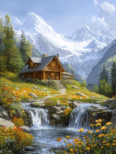Diamond Painting Eckige Steine Landschaft 60x80cm, 5D Kabine Diamant Painting Bilder Erwachsene Set, DIY Kreuzstich Stickerei Mosaikherstellung Bastelset Erwachsene, Zur Weihnachten Deko Wand H-55 Diamond Painting Eckige Steine Landschaft 60x80cm, 5D Kabine Diamant Painting Bilder Erwachsene Set, DIY Kreuzstich Stickerei Mosaikherstellung Bastelset Erwachsene, Zur Weihnachten Deko Wand H-55 von Zahnngxp