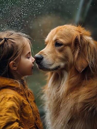 Diamond Painting Eigenes Foto, 5D Diamond Painting Personalisiert, Custom Runder Diamant Bilder Set Erwachsene, Crystal Art Mosaikherstellung Basteln Bilder Set Erwachsene, Home Decor 80x100cm H-83 von Zahnngxp