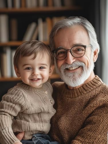 Diamond Painting Eigenes Foto, 5D Diamond Painting Personalisiert, DIY Custom Runder Diamant Bilder Set Erwachsene, Crystal Art Mosaikherstellung Basteln Bilder Set Erwachsene, Home Decor 80x90cm H-59 von Zahnngxp