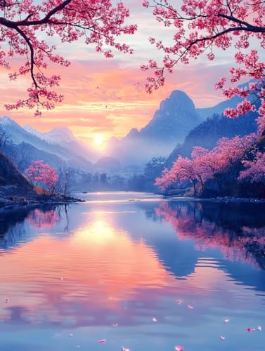 Diamond Painting Landschaft, DIY See Diamond Painting Eckige Steine Set Erwachsene, 5D Kreuzstich Stickerei Diamant Malerei, Mosaikherstellung Basteln Erwachsene Bilder, Zur Haus Wanddeko 60x80cm H-78 Diamond Painting Landschaft, DIY See Diamond Painting Eckige Steine Set Erwachsene, 5D Kreuzstich Stickerei Diamant Malerei, Mosaikherstellung Basteln Erwachsene Bilder, Zur Haus Wanddeko 60x80cm H-78 von Zahnngxp