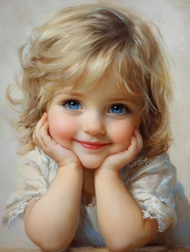 Diamond Painting Personalisiert, 5D Diamond Painting Eigenes Foto, Personalisierte Bild Diamant, Mosaikherstellung Custom Diamant Bilder, Crystal Art Basteln Erwachsene Weihnachten Decor 80x90cm H-62 von Zahnngxp