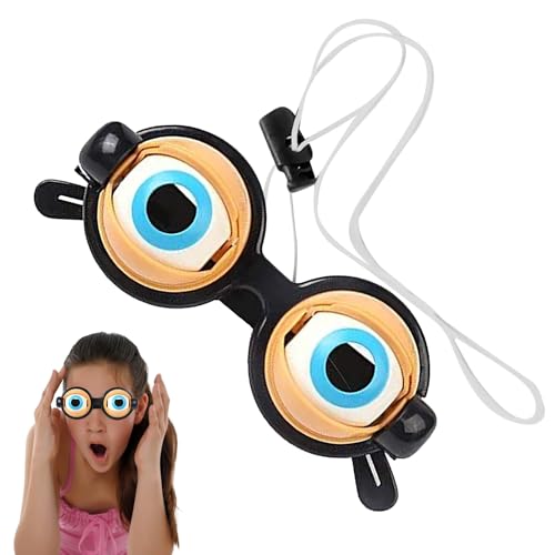 Zahoken Lustige Brille | Halloween-Brille mit lustigem Augapfel-Motiv, Witzspielzeug, lustige Gag-Brille für Urlaub, Themen-Events, Geburtstag, Verkleidung, Party, Fotografie, Halloween, Cosplay Zahoken Lustige Brille | Halloween-Brille mit lustigem Augapfel-Motiv, Witzspielzeug, lustige Gag-Brille für Urlaub, Themen-Events, Geburtstag, Verkleidung, Party, Fotografie, Halloween, Cosplay von Zahoken