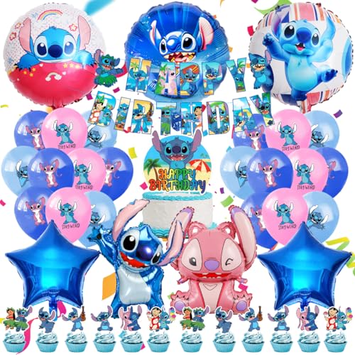 Birthday Balloons Decoration, 39 Pcs Geburtstagsdeko, Children's Birthday Decoration, Foil Balloon Birthday, Cake Topper, Happy Birthday Banner, Cartoon Party Balloon For Birthday Party Birthday Balloons Decoration, 39 Pcs Geburtstagsdeko, Children's Birthday Decoration, Foil Balloon Birthday, Cake Topper, Happy Birthday Banner, Cartoon Party Balloon For Birthday Party von Zaloife