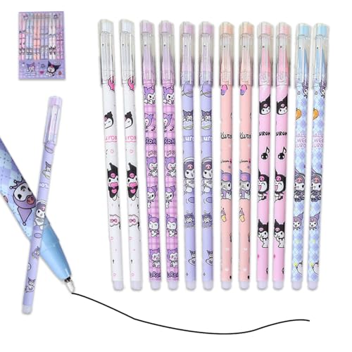 Zamety 12 Stück Erasable Pen, Eisenhaltig Gelstifte Radierbar, 0.5 mm Kugelschreiber zum Radieren, Wegradierbare Stifte zum Schreiben, Kawaii Stifte für Schulsachen Bürobedarf Studenten Zamety 12 Stück Erasable Pen, Eisenhaltig Gelstifte Radierbar, 0.5 mm Kugelschreiber zum Radieren, Wegradierbare Stifte zum Schreiben, Kawaii Stifte für Schulsachen Bürobedarf Studenten von Zamety