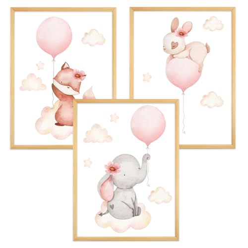 Zamety 3er Set Bilder Kinderzimmer, Babyzimmer Deko Bilder, Kinderzimmer Deko Poster, A4 Bilder Kinderzimmer Mädchen, Tier Hase Poster Kinderzimmer, Poster Kinderzimmer Jungen, Ohne Bilderrahmen Zamety 3er Set Bilder Kinderzimmer, Babyzimmer Deko Bilder, Kinderzimmer Deko Poster, A4 Bilder Kinderzimmer Mädchen, Tier Hase Poster Kinderzimmer, Poster Kinderzimmer Jungen, Ohne Bilderrahmen von Zamety