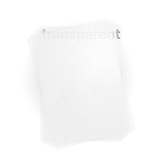 100 Blatt Transparentpapier Zanders T2000 DIN A4 100 g/qm Super Qualität klar-weiß durchscheinend von Zanders T2000