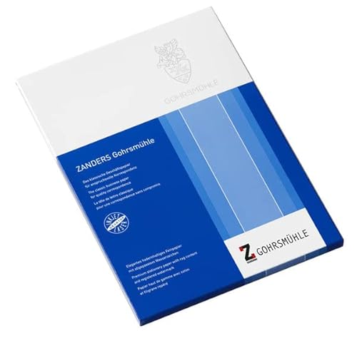 Briefpapier Gohrsmühle, A4, 80, mit Wasserzeichen, blanko, hochweiß Briefpapier Gohrsmühle, A4, 80, mit Wasserzeichen, blanko, hochweiß von Zanders