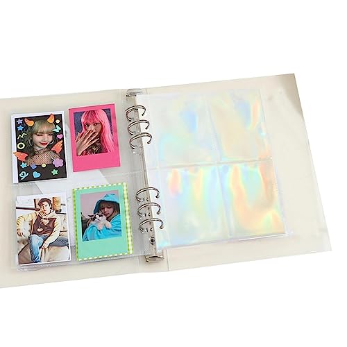 Zankie Fotokarten- -Ordner, A5, Fotokartenhalter, Buch, durchsichtig, großes Fotoalbum, 6 Ringe, Scrapbook-Kartenschutz, Hüllenseiten, Fotoalbumhüllen in losen Blättern, nachfüllbar Zankie Fotokarten- -Ordner, A5, Fotokartenhalter, Buch, durchsichtig, großes Fotoalbum, 6 Ringe, Scrapbook-Kartenschutz, Hüllenseiten, Fotoalbumhüllen in losen Blättern, nachfüllbar von Zankie