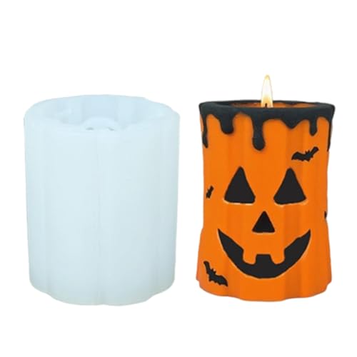 Kerzen Gießform Halloween | Kürbisförmige Kerzenform Für Halloween - Einfache Entformung Handwerkliches Dekorations Werkzeug Zur Herstellung Von Seife Schokolade Fondant Kuchen Kerzen Gießform Halloween | Kürbisförmige Kerzenform Für Halloween - Einfache Entformung Handwerkliches Dekorations Werkzeug Zur Herstellung Von Seife Schokolade Fondant Kuchen von Zankie