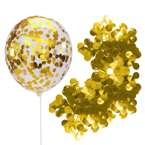 100g Konfetti,Konfetti Rund Gold,Streudeko Punkte Dot,Konfetti Herzen Gold Konfetti,Tischkonfetti Met-allic Gold für Konfetti Geburtstag, Hochzeit oder andere feierliche Partys 100g Konfetti,Konfetti Rund Gold,Streudeko Punkte Dot,Konfetti Herzen Gold Konfetti,Tischkonfetti Met-allic Gold für Konfetti Geburtstag, Hochzeit oder andere feierliche Partys von Zaphara