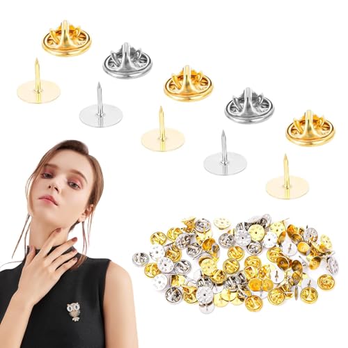 50 Stück Pin Verschluss,Verschlüsse Butterfly Clips,Metall-Verschlussstift Rückseiten,Anstecker Pin Schmetterlings Kupplungs Krawattennadelbänder,Für DIY, Schmuckherstellung Und Handwerk 50 Stück Pin Verschluss,Verschlüsse Butterfly Clips,Metall-Verschlussstift Rückseiten,Anstecker Pin Schmetterlings Kupplungs Krawattennadelbänder,Für DIY, Schmuckherstellung Und Handwerk von Zaphara