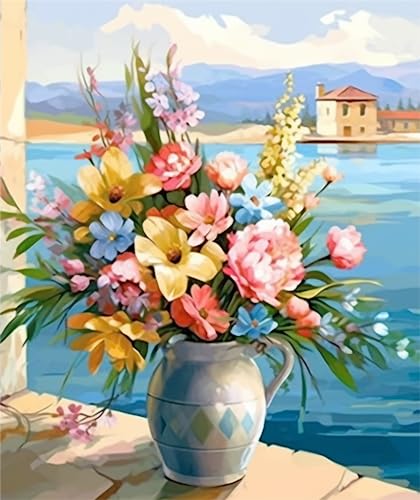 Zariocy 5D Diamond Painting Kits Bunter Blumenstrauß, DIY Malerei mit Diamant Kunst Meeresblumen Rund Voll Drill Crystal Diamond Stickerei Gemälde Kunsthandwerk für Home Office Wall Decor 30x40cm Zariocy 5D Diamond Painting Kits Bunter Blumenstrauß, DIY Malerei mit Diamant Kunst Meeresblumen Rund Voll Drill Crystal Diamond Stickerei Gemälde Kunsthandwerk für Home Office Wall Decor 30x40cm von Zariocy