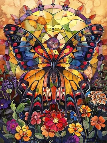 Zariocy 5D Diamond Painting Kits Schmetterling, DIY Malerei mit Diamant Kunst Tier Rund Voll Drill Crystal Diamond Stickerei Gemälde Kunsthandwerk für Home Office Wall Decor 30x40cm Zariocy 5D Diamond Painting Kits Schmetterling, DIY Malerei mit Diamant Kunst Tier Rund Voll Drill Crystal Diamond Stickerei Gemälde Kunsthandwerk für Home Office Wall Decor 30x40cm von Zariocy