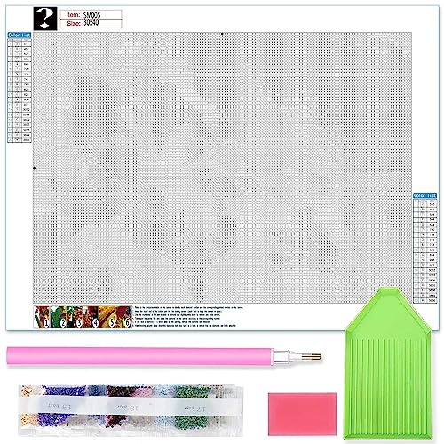 Zariocy 5D Mystery Diamond Painting Kits Random, DIY Mysterious Diamond Painting Zubehör, Crystal Strass Stickerei Für Haus, Leinwand Für Home Office Wanddekoration von Zariocy