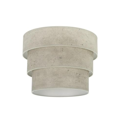 Zarivy Dreifacher Lampenschirm E27, grauer Zement, Maße: 40 x 20 x 26 cm, ideal für dekorative Beleuchtung in Wohnungen und gewerblichen Räumen. Zarivy Dreifacher Lampenschirm E27, grauer Zement, Maße: 40 x 20 x 26 cm, ideal für dekorative Beleuchtung in Wohnungen und gewerblichen Räumen. von Zarivy