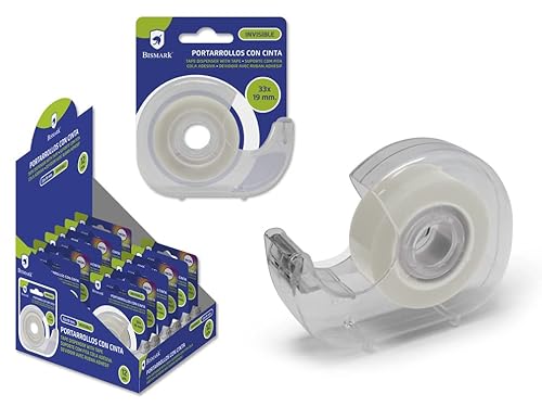 Zarivy Rollenhalter mit unsichtbarem Klebeband, 33 x 19 mm, ideal für Bastelarbeiten, Reparaturen und den täglichen Gebrauch im Büro oder zu Hause. Zarivy Rollenhalter mit unsichtbarem Klebeband, 33 x 19 mm, ideal für Bastelarbeiten, Reparaturen und den täglichen Gebrauch im Büro oder zu Hause. von Zarivy