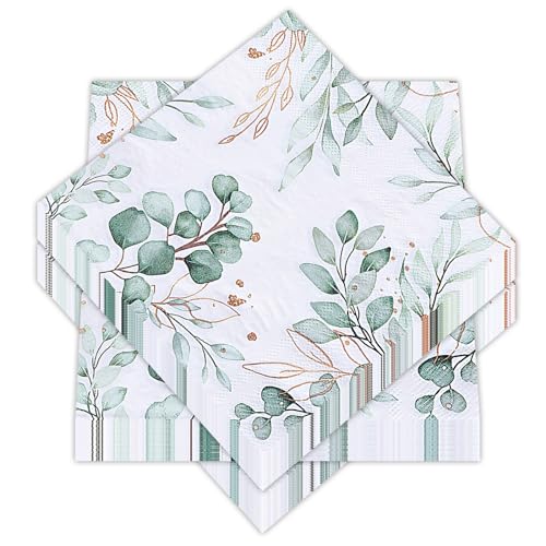 Zasjon 60 Stück Servietten Eukalyptus Grün Servietten Hochzeit Vintage Servietten Taufe Eukalyptus Deko Servietten Geburtstag Grüne Servietten für Babyparty, Party Tischdekorationen, Taufe Zasjon 60 Stück Servietten Eukalyptus Grün Servietten Hochzeit Vintage Servietten Taufe Eukalyptus Deko Servietten Geburtstag Grüne Servietten für Babyparty, Party Tischdekorationen, Taufe von Zasjon
