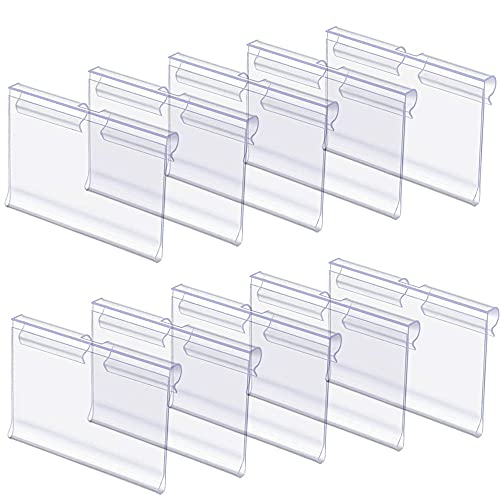 Zasvec Etikettenhalter 50 Stück PVC Transparent Namensschild 6 x 4.2 cm Preisschilder Etiketten Kunststoff Preisschildhalter Namensschilder Preisetiketten für Supermarkt Shop Regal Etikettenhalter Zasvec Etikettenhalter 50 Stück PVC Transparent Namensschild 6 x 4.2 cm Preisschilder Etiketten Kunststoff Preisschildhalter Namensschilder Preisetiketten für Supermarkt Shop Regal Etikettenhalter von Zasvec