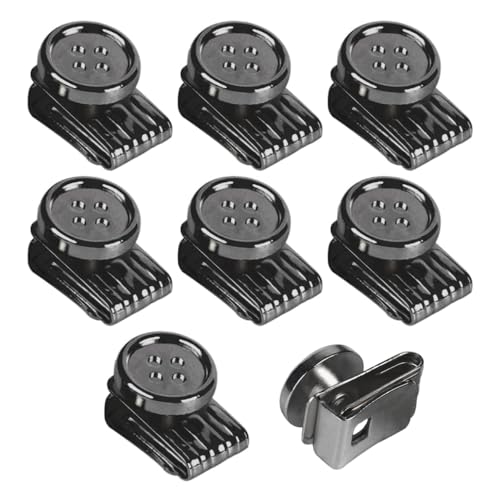 Zasvec Riemenknöpfe für Hosenträger 8 Stück Knopfclip On Knöpfe Keine Nähknöpfe Knöpfen für Hosenträger Knopf Endklammer Clip Hosenträgerknopf für Hosenträger, Schirmmütze, Schwarz, 20 * 15.8mm Zasvec Riemenknöpfe für Hosenträger 8 Stück Knopfclip On Knöpfe Keine Nähknöpfe Knöpfen für Hosenträger Knopf Endklammer Clip Hosenträgerknopf für Hosenträger, Schirmmütze, Schwarz, 20 * 15.8mm von Zasvec