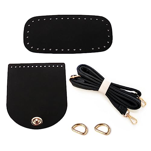 Zasvec Taschenboden zum Häkeln Einlegeboden und Riemen zum Häkeln mit Schulterriemen D-ring Tasche Twist Lock PU Leder Tasche Strickset Schwarz 1 Set Zasvec Taschenboden zum Häkeln Einlegeboden und Riemen zum Häkeln mit Schulterriemen D-ring Tasche Twist Lock PU Leder Tasche Strickset Schwarz 1 Set von Zasvec