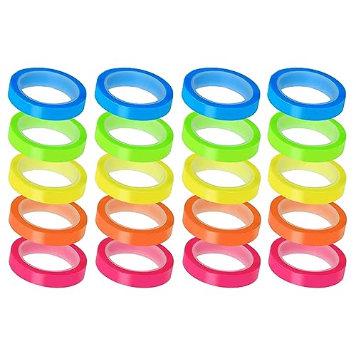 Zasvec Textmarker-klebeband 20 Rollen Textmarker Transparente Haftnotizen Fluoreszierende Farbige Tags Highlight Strips Abnehmbare Textmarker Band Farbiges Transparente Haftnotizen-klebeband Zasvec Textmarker-klebeband 20 Rollen Textmarker Transparente Haftnotizen Fluoreszierende Farbige Tags Highlight Strips Abnehmbare Textmarker Band Farbiges Transparente Haftnotizen-klebeband von Zasvec