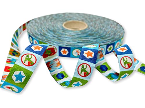 Webband Dinosaurier - 1,80 EUR/m - Dino Punks - Meterware Webband Dinosaurier - 1,80 EUR/m - Dino Punks - Meterware von ZauberDrum