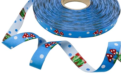 Webband Fliegenpilz - 1,50 EUR/m - Fliepi - paulapü - Meterware von ZauberDrum