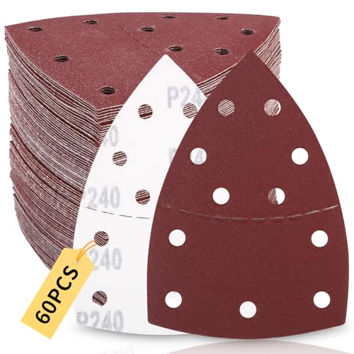Zaxiva 60 Stück Schleifpapier für Detailschleifer mit Maus, Körnung 40 60 80 120 180 240 Multischleifer für Schleifpapier Dreieckschleifer zum Schleifen und Polieren, Schleifpapier mit Staubtuch Zaxiva 60 Stück Schleifpapier für Detailschleifer mit Maus, Körnung 40 60 80 120 180 240 Multischleifer für Schleifpapier Dreieckschleifer zum Schleifen und Polieren, Schleifpapier mit Staubtuch von Zaxiva