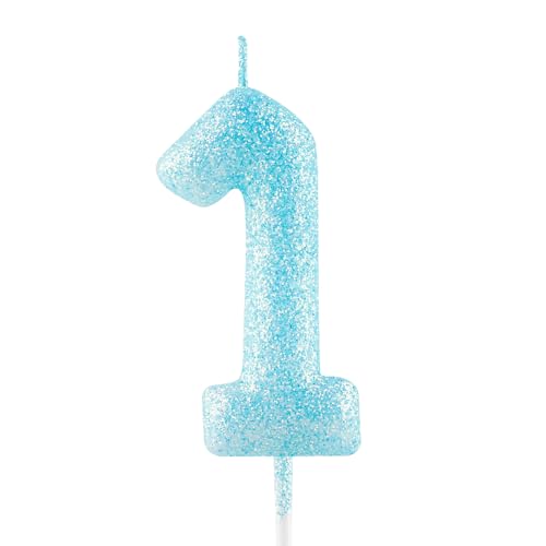 Geburtstagskerzen Zahlen 1, glitzernde Zahlenkerze zum 1, Leuchtende Blau Kerzen, Kerzen für Kuchen, Toppers für Frauen Mädchen Geburtstags Jubiläum, Geburtstagsdekorationen, Partyzubehör Geburtstagskerzen Zahlen 1, glitzernde Zahlenkerze zum 1, Leuchtende Blau Kerzen, Kerzen für Kuchen, Toppers für Frauen Mädchen Geburtstags Jubiläum, Geburtstagsdekorationen, Partyzubehör von Zayin