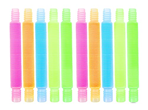 Zayin Mini-Pop-Röhrchen, sensorisches Spielzeug, leuchtendes Pop-Röhrchen, buntes Stretch-Pfeife, pädagogisches Kinderspielzeug, interessantes elastisches sensorisches - (Fluoreszenz Röhrchen*10) Zayin Mini-Pop-Röhrchen, sensorisches Spielzeug, leuchtendes Pop-Röhrchen, buntes Stretch-Pfeife, pädagogisches Kinderspielzeug, interessantes elastisches sensorisches - (Fluoreszenz Röhrchen*10) von Zayin