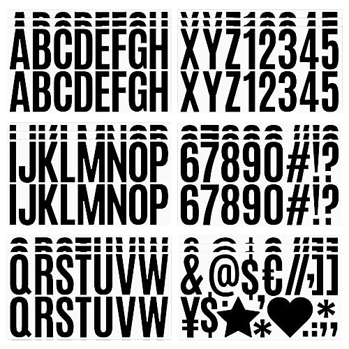 Zayookey 18 Blatt Selbstklebende Buchstaben Aufkleber 3 Zoll Buchstaben Nummern Aufkleber Groß Alphabet Nummern Aufkleber Letter Number Stickers für DIY Scrapbooking Briefkästen Schilder (SchwarzB) Zayookey 18 Blatt Selbstklebende Buchstaben Aufkleber 3 Zoll Buchstaben Nummern Aufkleber Groß Alphabet Nummern Aufkleber Letter Number Stickers für DIY Scrapbooking Briefkästen Schilder (SchwarzB) von Zayookey
