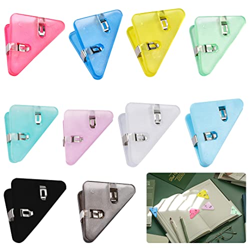 Zayookey 30 Stück Mehrfarbig Papier Eckenschutz Clips, Dreieckig Büroklammern Lesezeichen Klammern, Multifunktional Corner Paper Clips für Büro Schule Lehrer Studenten (Triangle Corner Paper Clips) Zayookey 30 Stück Mehrfarbig Papier Eckenschutz Clips, Dreieckig Büroklammern Lesezeichen Klammern, Multifunktional Corner Paper Clips für Büro Schule Lehrer Studenten (Triangle Corner Paper Clips) von Zayookey