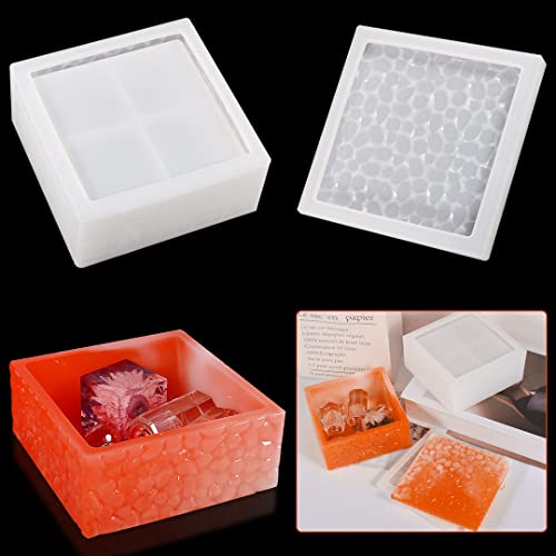 Zayookey Aufbewahrungsbox Silikonform, Quadrat Schachtel Epoxidharz Formen mit Deckel, Storage Box Resin Mold Kubus Dose Gießform Schmuckbox Harzform für DIY Bonbonbehälter Haus Dekoration Zayookey Aufbewahrungsbox Silikonform, Quadrat Schachtel Epoxidharz Formen mit Deckel, Storage Box Resin Mold Kubus Dose Gießform Schmuckbox Harzform für DIY Bonbonbehälter Haus Dekoration von Zayookey
