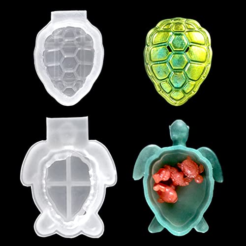 Zayookey Aufbewahrungsbox Silikonform, Schildkröten Schachtel Epoxidharz Formen mit Deckel, Storage Box Resin Mold 3D Resin Gießform Schmuckbox Harzform für DIY Kunsthandwerk Blumen Topf Dekoration Zayookey Aufbewahrungsbox Silikonform, Schildkröten Schachtel Epoxidharz Formen mit Deckel, Storage Box Resin Mold 3D Resin Gießform Schmuckbox Harzform für DIY Kunsthandwerk Blumen Topf Dekoration von Zayookey