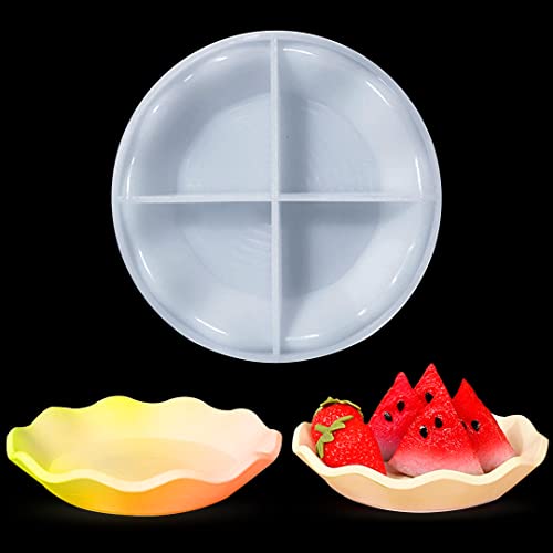 Zayookey Tablett Epoxidharz Formen Silikonform Schalen Gießformen Teller Epoxy Form Unregelmäßige Resin Dish Molds DIY kleine Schüssel, Schmuckaufbewahrung, Seifenschale, Kerzenhalter Zayookey Tablett Epoxidharz Formen Silikonform Schalen Gießformen Teller Epoxy Form Unregelmäßige Resin Dish Molds DIY kleine Schüssel, Schmuckaufbewahrung, Seifenschale, Kerzenhalter von Zayookey