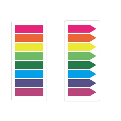 1280 Stück Post it Klein, Sticky Notes, Seitenmarker Klebezettel, Page Marker, Pagemarker Selbstklebend Pastell Beschreibbare Page Note Flags Klebemarkierungen von Zbssny