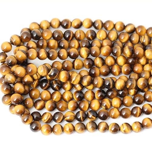 Zcbzbn NatüRliche Tigerauge Perlen 8mm Runde Tigerauge Stein Perlen Schmuckherstellung Kristall Perlen Lose Runde Perlen FüR Schmuck Halskette Armband 47 StüCk Zcbzbn NatüRliche Tigerauge Perlen 8mm Runde Tigerauge Stein Perlen Schmuckherstellung Kristall Perlen Lose Runde Perlen FüR Schmuck Halskette Armband 47 StüCk von Zcbzbn