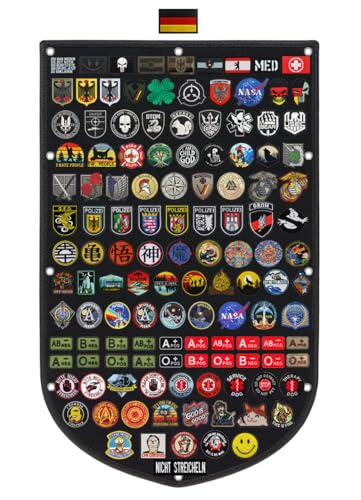 119 * 76 cm Aufhänger Nylon Stoff Falten Platten Display Organizer Flagge Patch Matte Wand Hängen Platte Tür Hängt Flaggen Tafel Board Panel für Sammlung Hook & Loop Patch Emblem von Zcketo