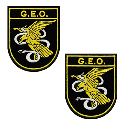 2 PCS Spanisch GEO Patch Spanien-Flagge Militär Taktische GEO Anti-Terrorismus Hook Loop Abzeichen Applikationen zum Kleidung Taschen Rucksack Uniform Jersey Weste Uniform CS 2 PCS Spanisch GEO Patch Spanien-Flagge Militär Taktische GEO Anti-Terrorismus Hook Loop Abzeichen Applikationen zum Kleidung Taschen Rucksack Uniform Jersey Weste Uniform CS von Zcketo