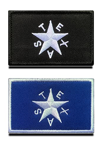 2 Pack Taktischer Patch von Texas Lonely Star Military Combat Patch Kompatibel mit Klettverschluss, Dekorative bestickte Texas Applikationen Tags für DIY Rucksäcke Kappe Kleidung Cosplay Custom Dog 2 Pack Taktischer Patch von Texas Lonely Star Military Combat Patch Kompatibel mit Klettverschluss, Dekorative bestickte Texas Applikationen Tags für DIY Rucksäcke Kappe Kleidung Cosplay Custom Dog von Zcketo
