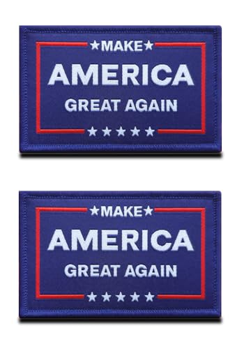 2 St."Make American Great Again" Trump 2024 Patch Taktische Biker Moral Appliques Emblem für Kleidung Rucksack Uniform Weste Hundegeschirr Taktisch Draussen Biker Dekorationen 2 St."Make American Great Again" Trump 2024 Patch Taktische Biker Moral Appliques Emblem für Kleidung Rucksack Uniform Weste Hundegeschirr Taktisch Draussen Biker Dekorationen von Zcketo