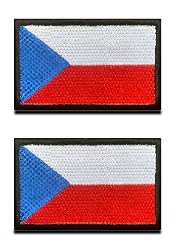 2 St. Tschechisch Flagge Patch- Taktisch Tschechisch Nationales Emblem, Bestickter Aufnäher mit Verschluss, Militär Bänder für Rucksäcke Kleidung Taschen Uniform Weste Jersey Reisen 2 St. Tschechisch Flagge Patch- Taktisch Tschechisch Nationales Emblem, Bestickter Aufnäher mit Verschluss, Militär Bänder für Rucksäcke Kleidung Taschen Uniform Weste Jersey Reisen von Zcketo