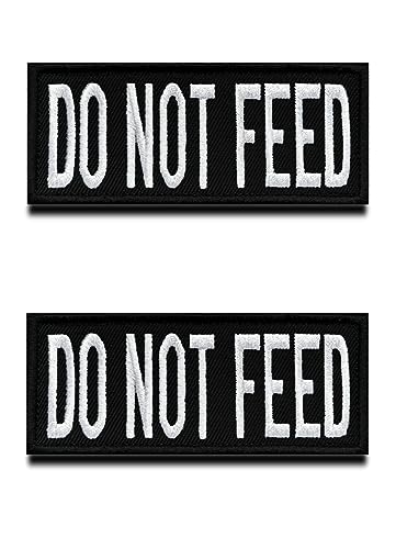 2 Stück Do Not Feed Hundegeschirr/Weste Patch Taktischer Militär Lustiger Service Hund Patch Haken und Schleife Stickerei Verschluss Emblem - Emotionale Tiere Unterstützung Patch für Service Hund 2 Stück Do Not Feed Hundegeschirr/Weste Patch Taktischer Militär Lustiger Service Hund Patch Haken und Schleife Stickerei Verschluss Emblem - Emotionale Tiere Unterstützung Patch für Service Hund von Zcketo