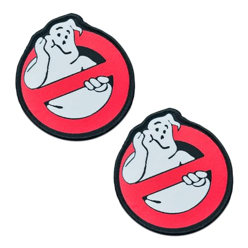 2 Stück kompatibel mit Ghostbusters bestickten Klettverschluss-Aufnäher, lustige Aufnäher, Kill Ghost Team, Uniform, Logo, Symbol, Applikation, Emblem für Kostüm, Cosplay, Uniform, Kleidung, Kinder, 2 Stück kompatibel mit Ghostbusters bestickten Klettverschluss-Aufnäher, lustige Aufnäher, Kill Ghost Team, Uniform, Logo, Symbol, Applikation, Emblem für Kostüm, Cosplay, Uniform, Kleidung, Kinder, von Zcketo