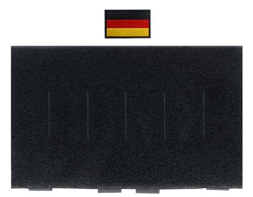 30x20.3 cm Groß Taktische Militär Molle Streifen Hook and Loop Patch Display-Panel,Nylon Molle Erweiterung Platte Tafel, Moral-Aufnäher Anzeigen Board Inhaber für Rucksack Weste Hundegeschirr von Zcketo