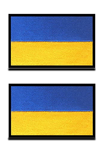 Zcketo 2 Packungen Ukraine Flagge Ukrainische Nationalflagge bestickt Klettverschluss Emblem Aufnähen Patches für Rucksack, Kappe, Jacke, Jeans, Weste, Tasche, Tasche, Kleidung, Kleidung Zcketo 2 Packungen Ukraine Flagge Ukrainische Nationalflagge bestickt Klettverschluss Emblem Aufnähen Patches für Rucksack, Kappe, Jacke, Jeans, Weste, Tasche, Tasche, Kleidung, Kleidung von Zcketo