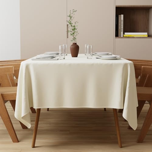 Zdada Beige Abwaschbar Tischdecken 85x85cm Quadratisch Polyester Tischdecke, Kratzfest, Fleckschutz Tischtuch Outdoor Tischwäsche für Garten, Esszimmer, Feiern und Haushalt Zdada Beige Abwaschbar Tischdecken 85x85cm Quadratisch Polyester Tischdecke, Kratzfest, Fleckschutz Tischtuch Outdoor Tischwäsche für Garten, Esszimmer, Feiern und Haushalt von Zdada