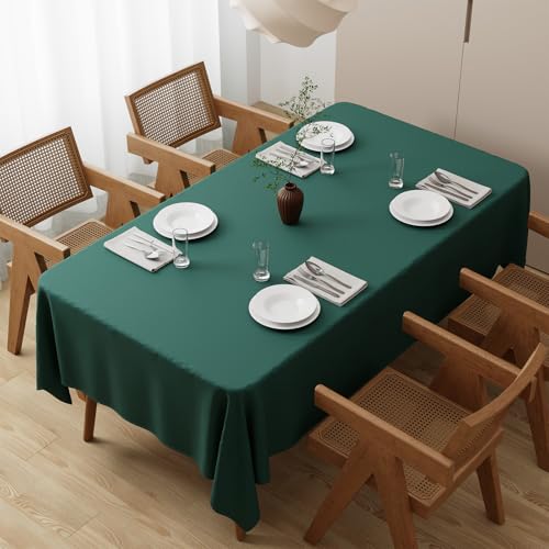 Zdada Grüne Tischdecken 140x240cm - Hochwertiges Polyester Rechteckige Tischdecke, Knitterfrei, Kratzfest & Waschbar Tischbelag Tischwäsche für Hochzeiten, Esstisch, Feiern und Haushalt Zdada Grüne Tischdecken 140x240cm - Hochwertiges Polyester Rechteckige Tischdecke, Knitterfrei, Kratzfest & Waschbar Tischbelag Tischwäsche für Hochzeiten, Esstisch, Feiern und Haushalt von Zdada